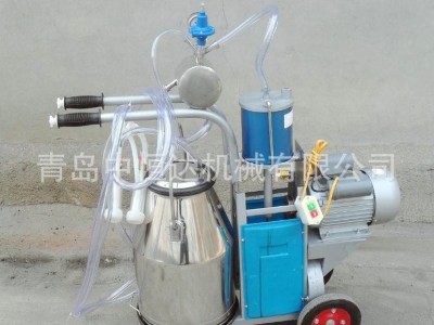 移动式奶牛挤奶吸奶机 管道式自动真空挤奶机 活塞式单桶挤奶机图3