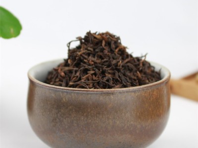产地货源 云南勐海普洱熟茶 百号宫廷金芽散茶 厂家直销图2