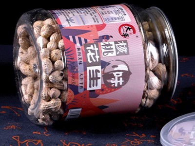 大纯丰网红罐装核桃味带壳花生360g 现货炒货坚果零食核桃24罐/箱图4
